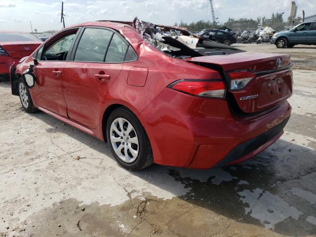 Photo 2 VIN: 5YFEPMAE0MP155016 - TOYOTA COROLLA LE 