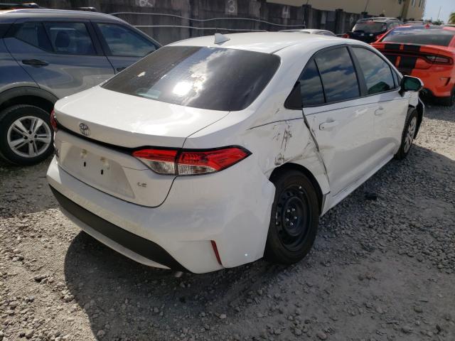 Photo 3 VIN: 5YFEPMAE0MP155226 - TOYOTA COROLLA LE 