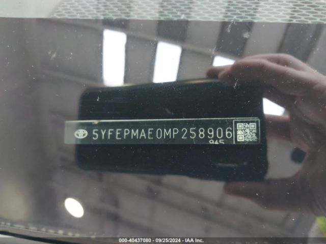 Photo 8 VIN: 5YFEPMAE0MP258906 - TOYOTA COROLLA 