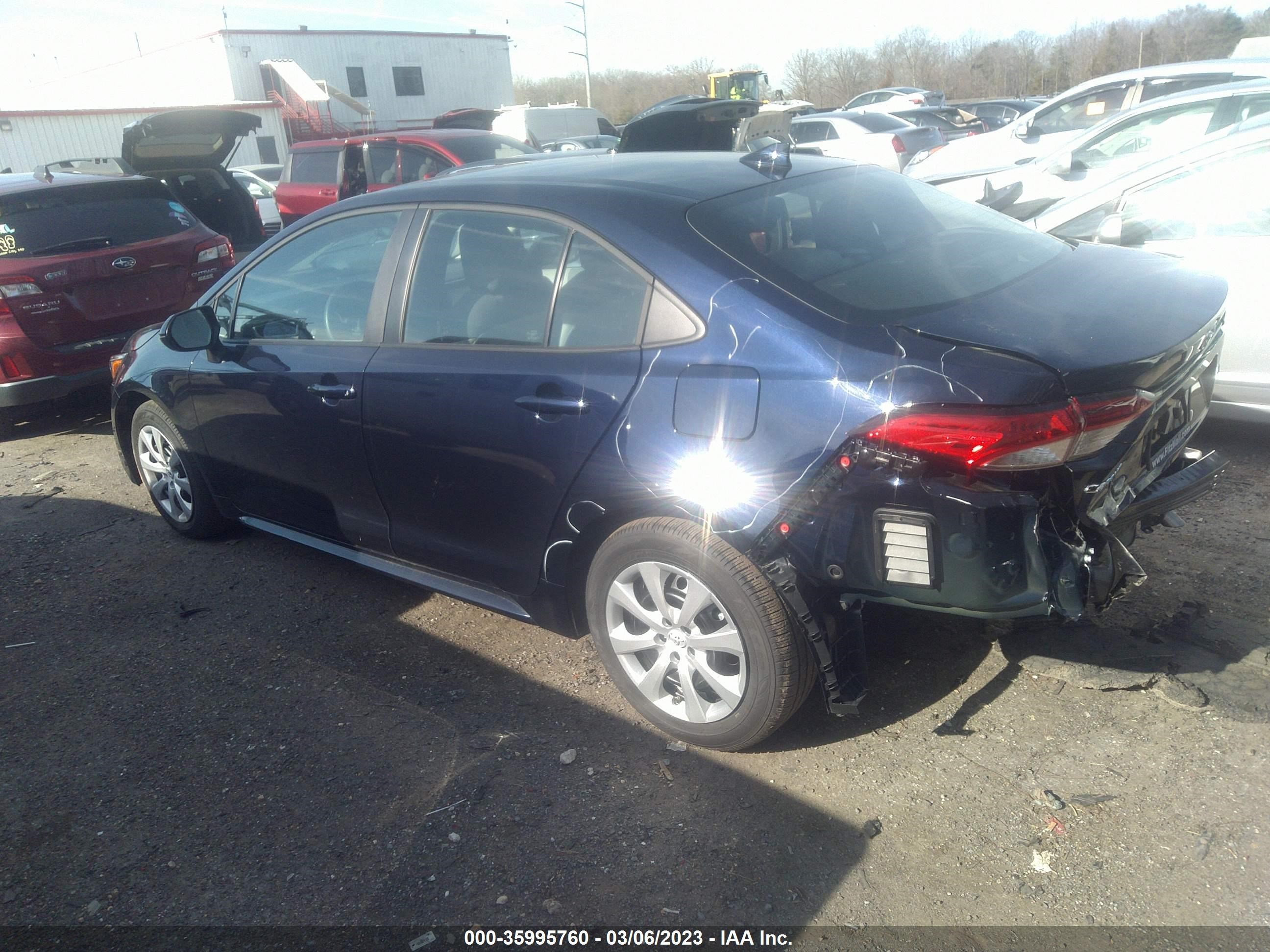 Photo 2 VIN: 5YFEPMAE1NP345120 - TOYOTA COROLLA 