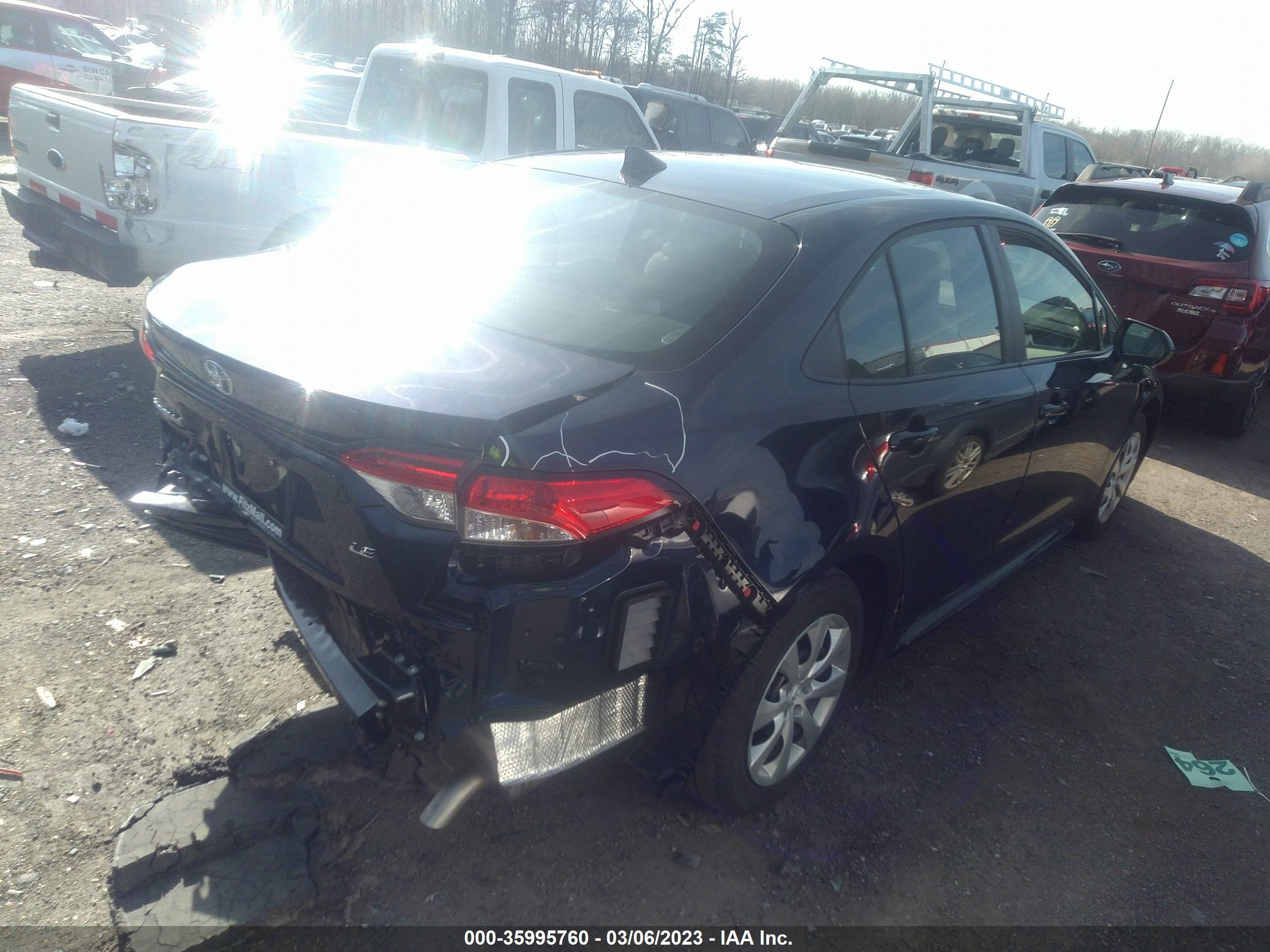 Photo 3 VIN: 5YFEPMAE1NP345120 - TOYOTA COROLLA 