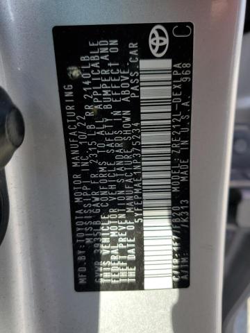 Photo 12 VIN: 5YFEPMAE1NP375234 - TOYOTA COROLLA LE 