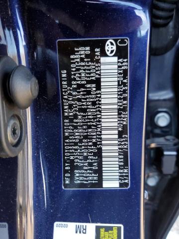 Photo 12 VIN: 5YFEPMAE2NP322249 - TOYOTA COROLLA LE 