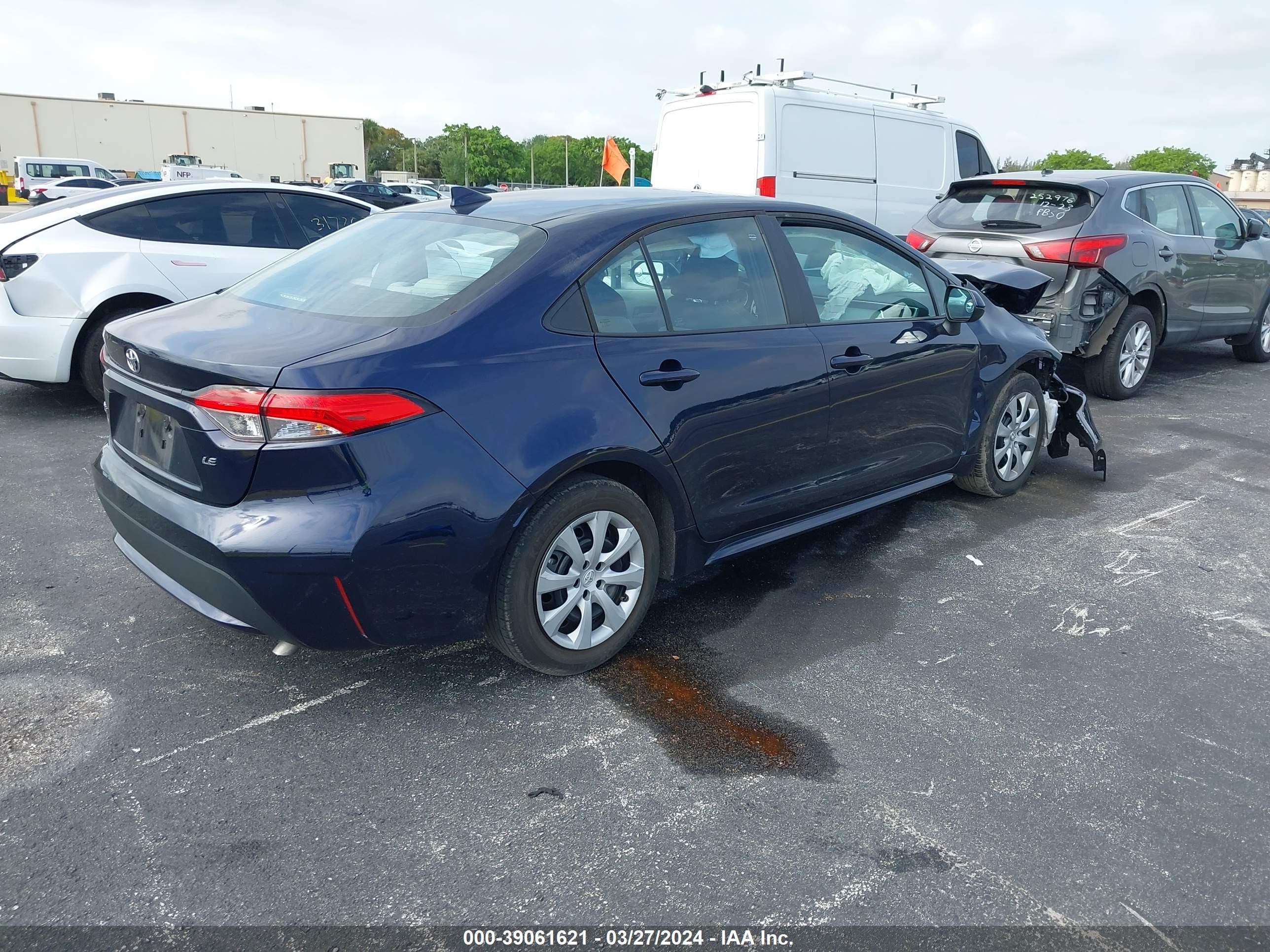 Photo 3 VIN: 5YFEPMAE2NP332330 - TOYOTA COROLLA 