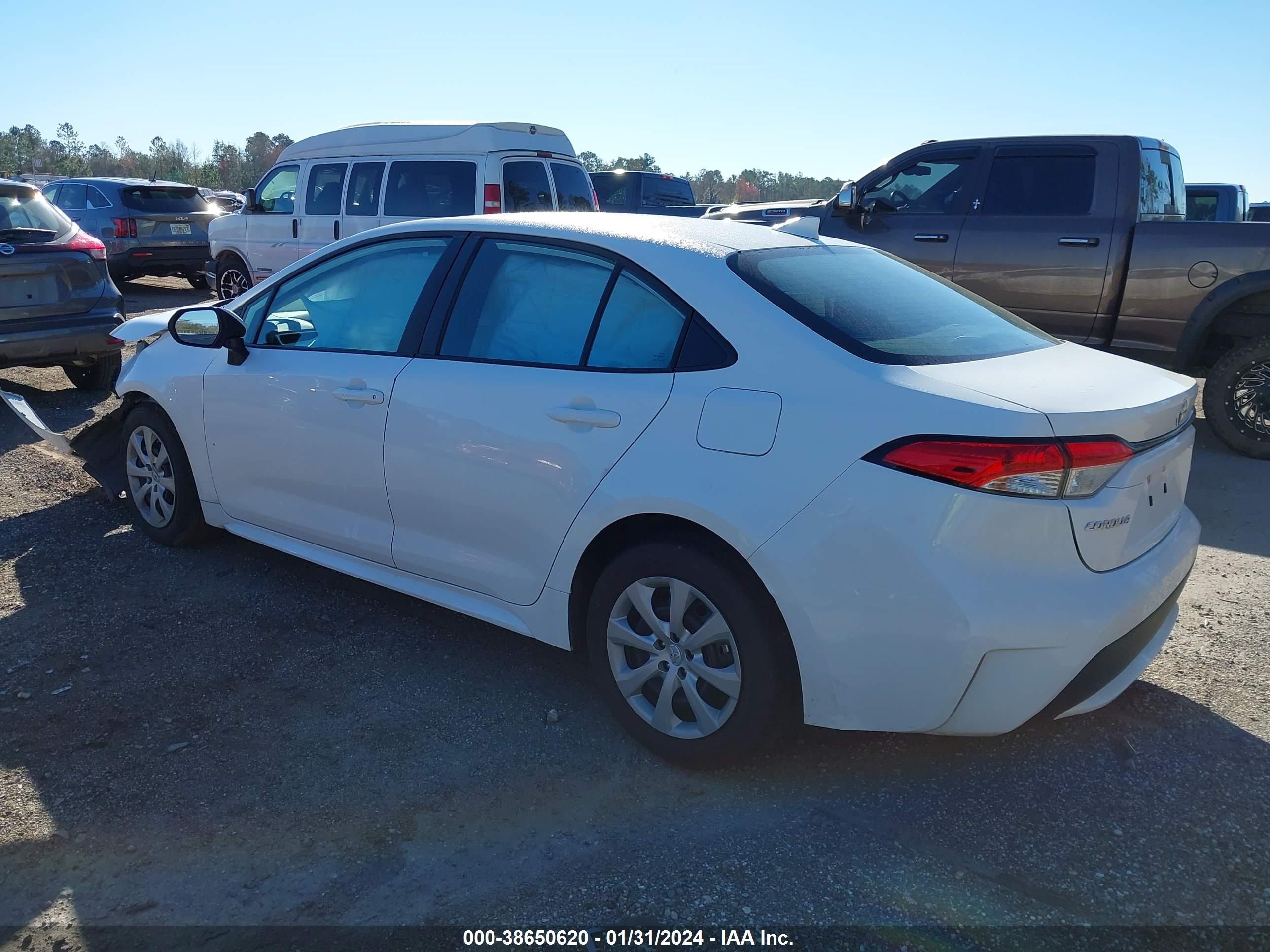 Photo 2 VIN: 5YFEPMAE3NP369516 - TOYOTA COROLLA 