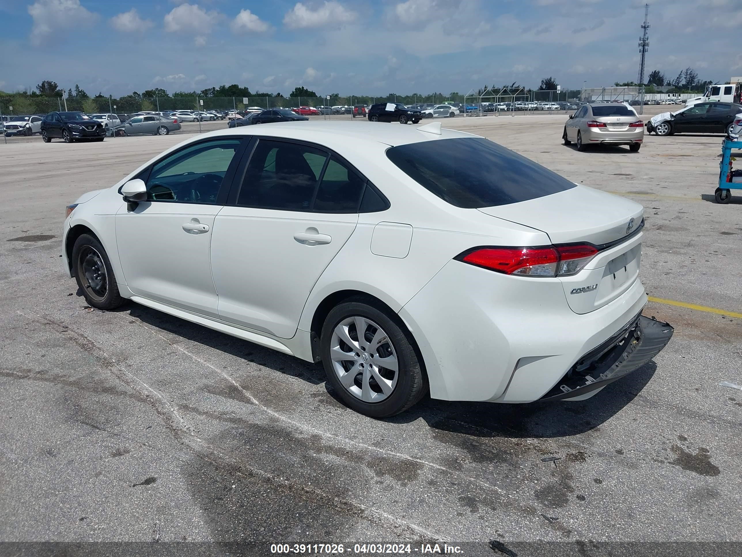 Photo 2 VIN: 5YFEPMAE5MP199190 - TOYOTA COROLLA 