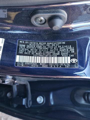 Photo 12 VIN: 5YFEPMAE5NP367590 - TOYOTA COROLLA LE 