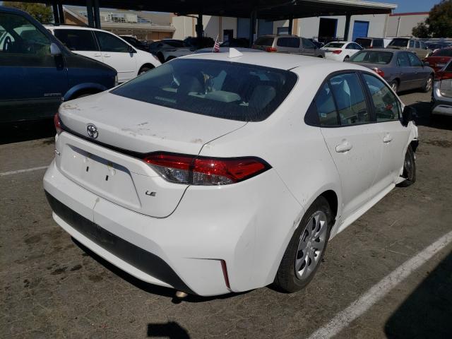 Photo 3 VIN: 5YFEPMAE6MP205546 - TOYOTA COROLLA LE 