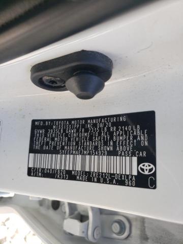 Photo 9 VIN: 5YFEPMAE7MP154929 - TOYOTA COROLLA LE 