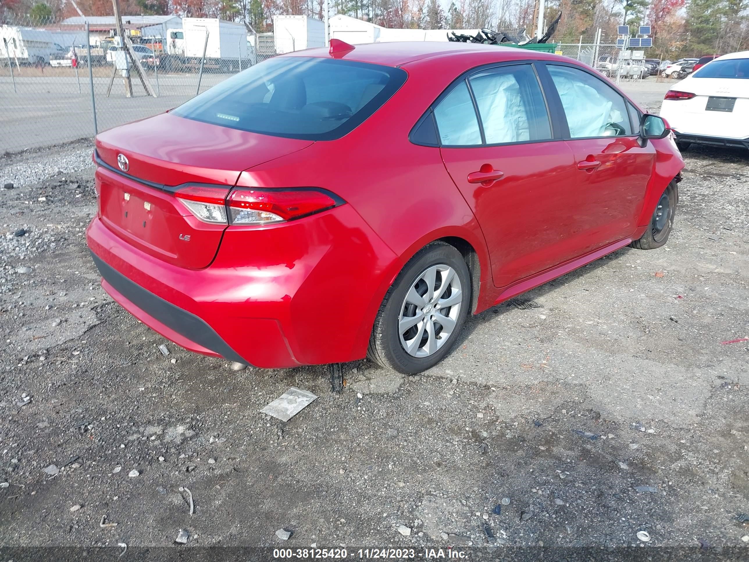 Photo 3 VIN: 5YFEPMAE7MP167924 - TOYOTA COROLLA 