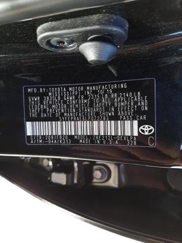 Photo 12 VIN: 5YFEPRAE6LP072783 - TOYOTA COROLLA LE 