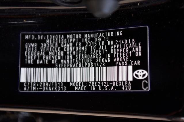 Photo 9 VIN: 5YFEPRAE8LP061428 - TOYOTA COROLLA LE 