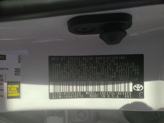 Photo 9 VIN: 5YFFPRAE4LP037857 - TOYOTA COROLLA XL 