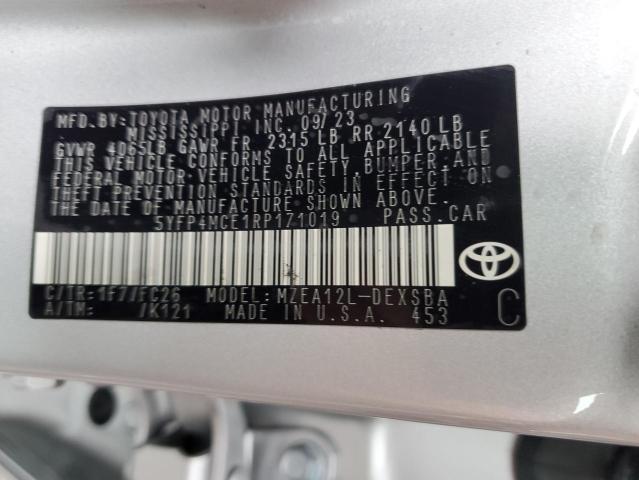 Photo 11 VIN: 5YFP4MCE1RP171019 - TOYOTA COROLLA 