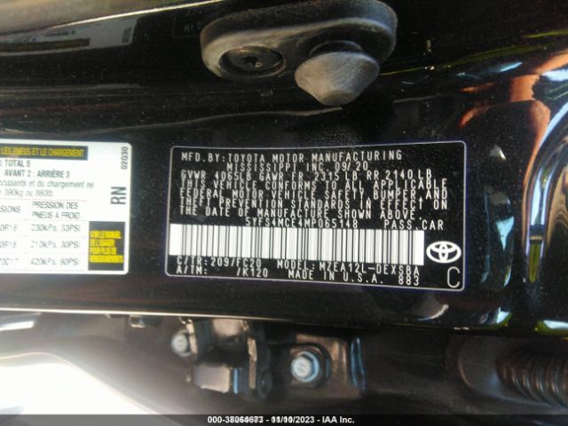 Photo 8 VIN: 5YFS4MCE4MP065148 - TOYOTA COROLLA 