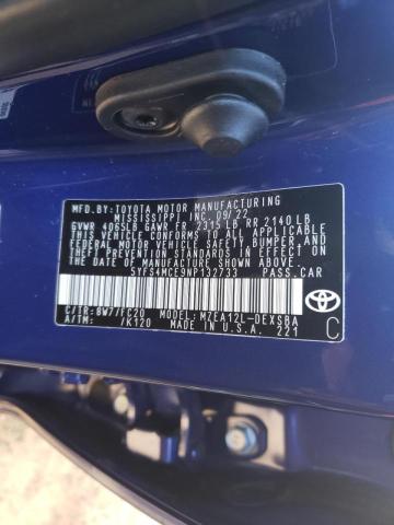 Photo 9 VIN: 5YFS4MCE9NP132733 - TOYOTA COROLLA SE 