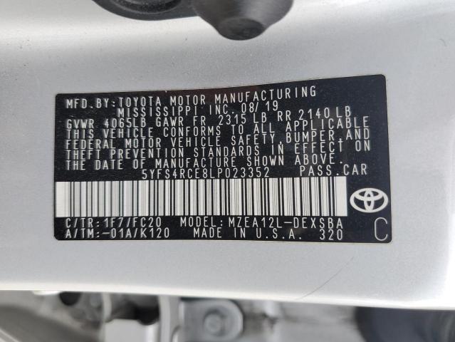 Photo 11 VIN: 5YFS4RCE8LP023352 - TOYOTA COROLLA 