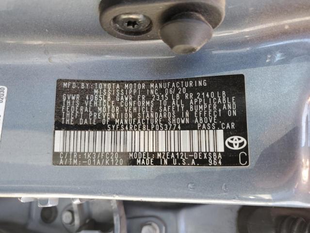 Photo 11 VIN: 5YFS4RCE8LP053774 - TOYOTA COROLLA SE 