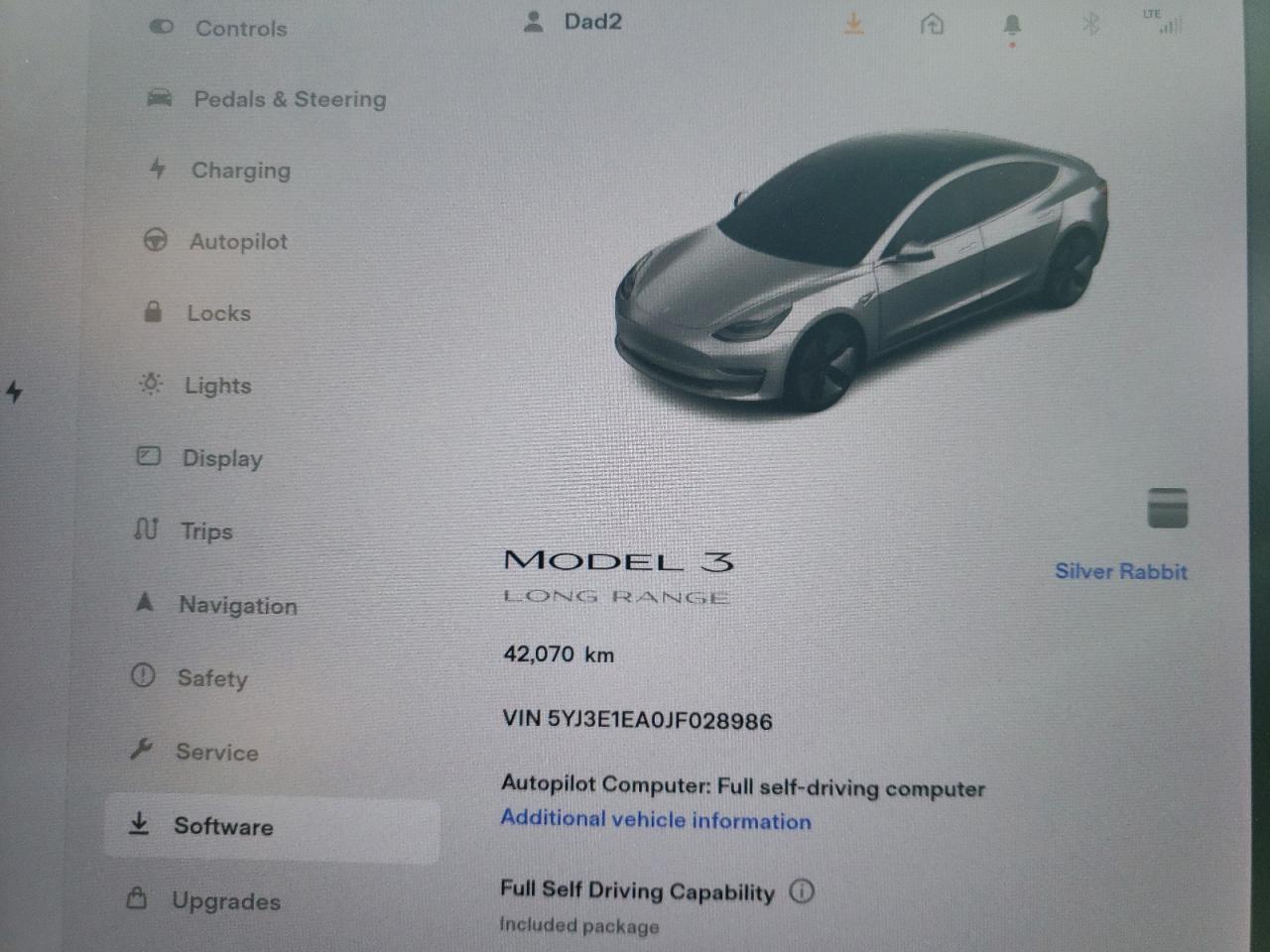 Photo 8 VIN: 5YJ3E1EA0JF028986 - TESLA MODEL 3 