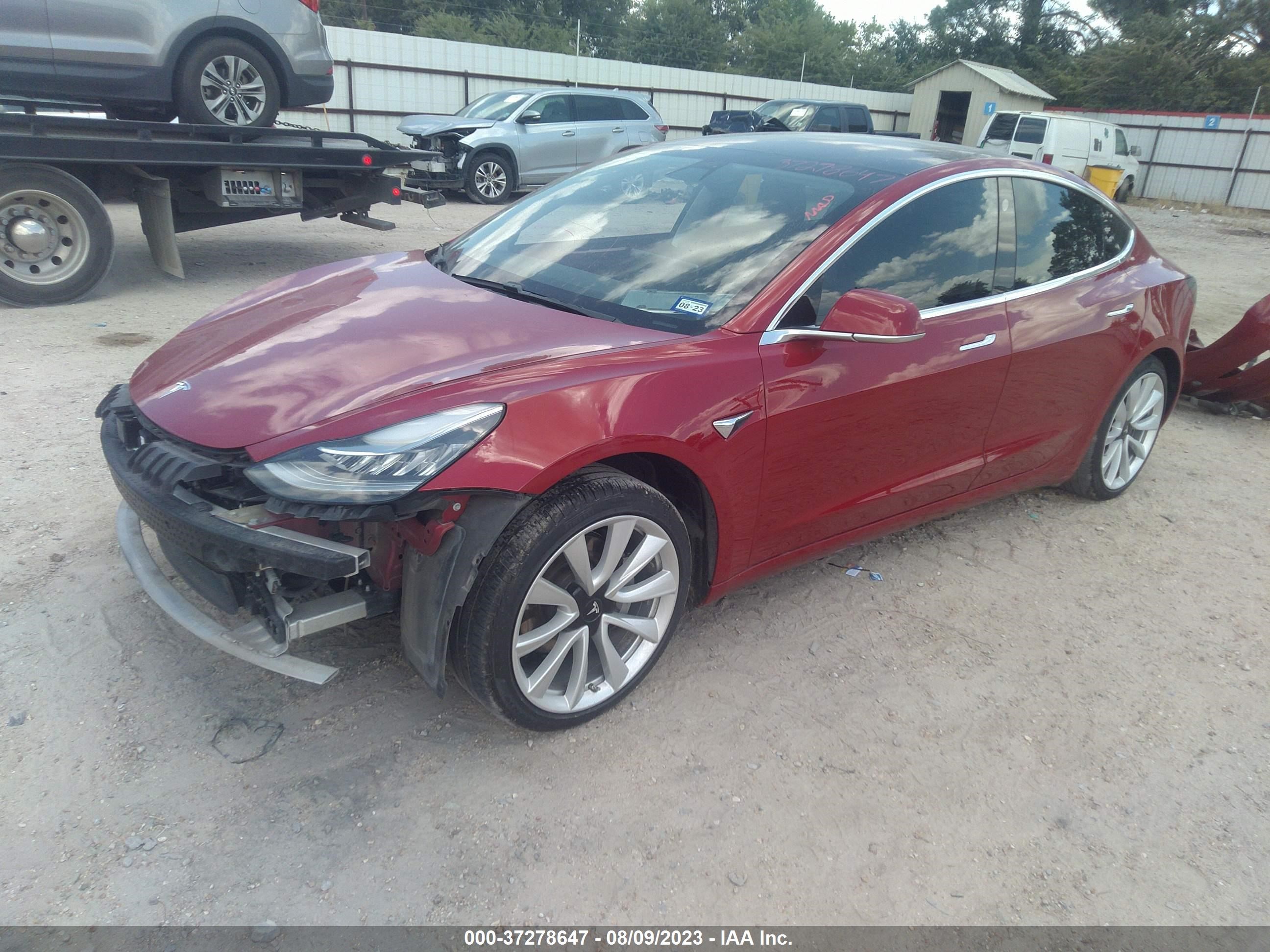 Photo 1 VIN: 5YJ3E1EA0JF051703 - TESLA MODEL 3 