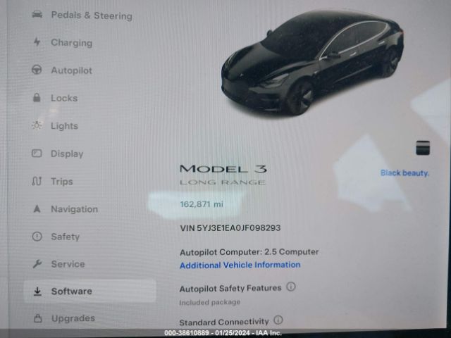 Photo 6 VIN: 5YJ3E1EA0JF098293 - TESLA MODEL 3 