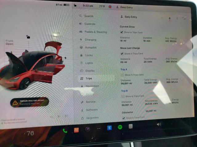 Photo 8 VIN: 5YJ3E1EA0JF159299 - TESLA MODEL 3 