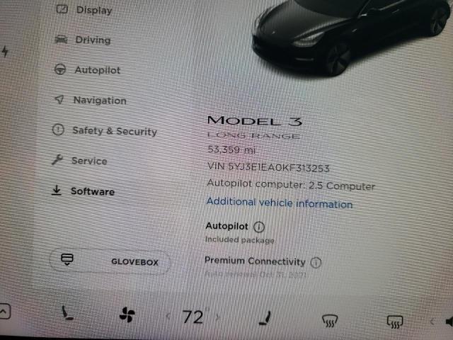 Photo 7 VIN: 5YJ3E1EA0KF313253 - TESLA MODEL 3 