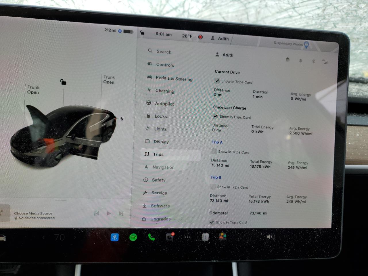 Photo 8 VIN: 5YJ3E1EA0KF324236 - TESLA MODEL 3 