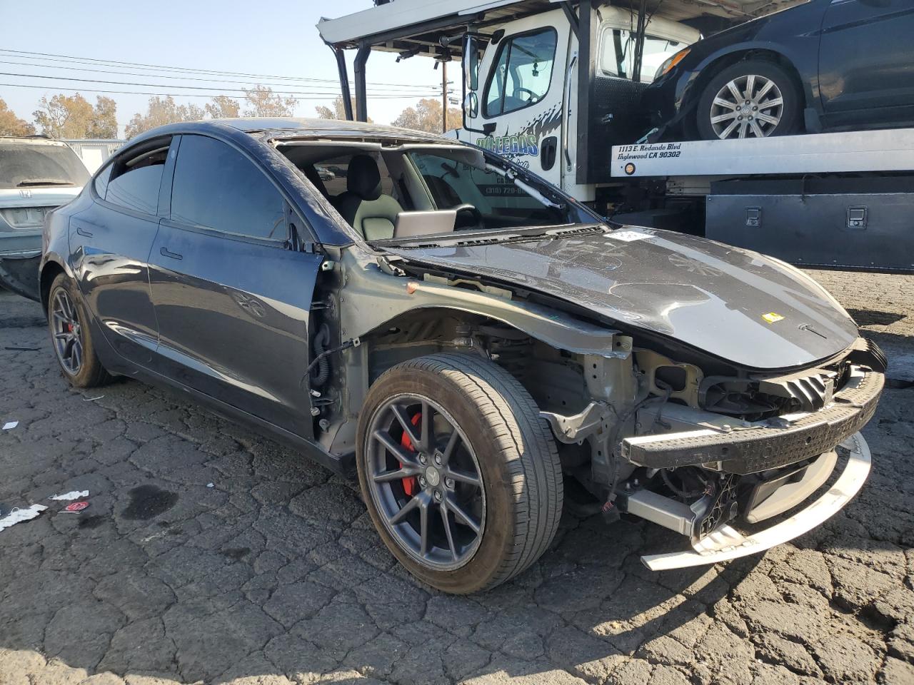 Photo 3 VIN: 5YJ3E1EA0KF411246 - TESLA MODEL 3 