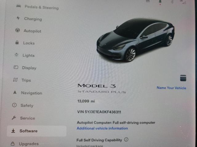 Photo 8 VIN: 5YJ3E1EA0KF436311 - TESLA MODEL 3 