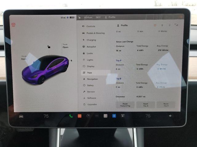 Photo 8 VIN: 5YJ3E1EA0LF613344 - TESLA MODEL 3 