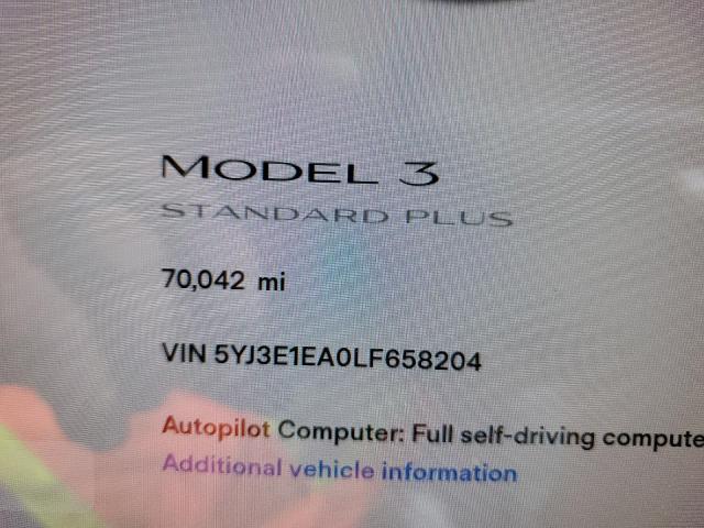 Photo 7 VIN: 5YJ3E1EA0LF658204 - TESLA MODEL 3 