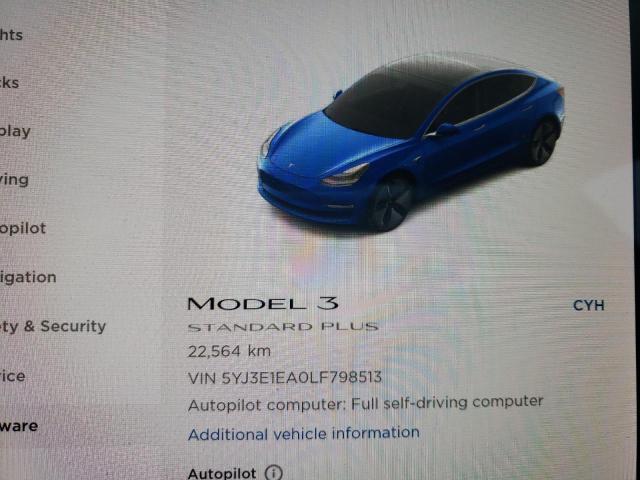 Photo 7 VIN: 5YJ3E1EA0LF798513 - TESLA MODEL 3 