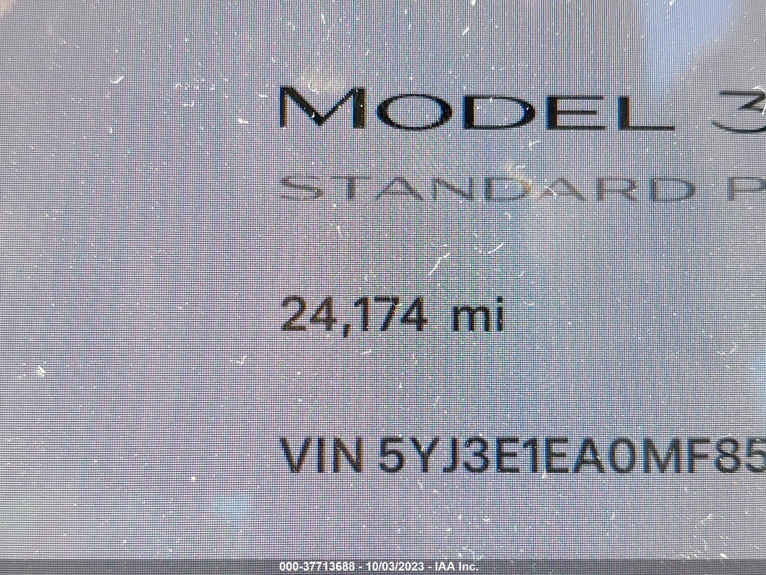 Photo 13 VIN: 5YJ3E1EA0MF854113 - TESLA MODEL 3 