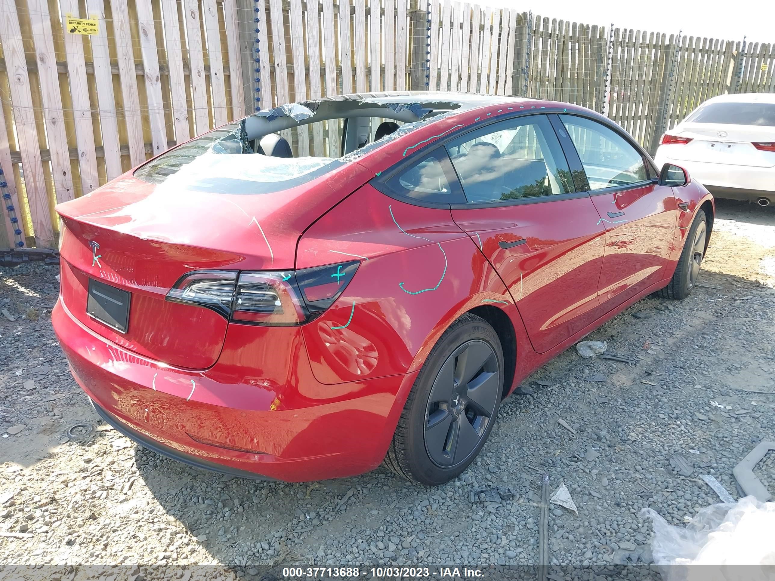 Photo 3 VIN: 5YJ3E1EA0MF854113 - TESLA MODEL 3 