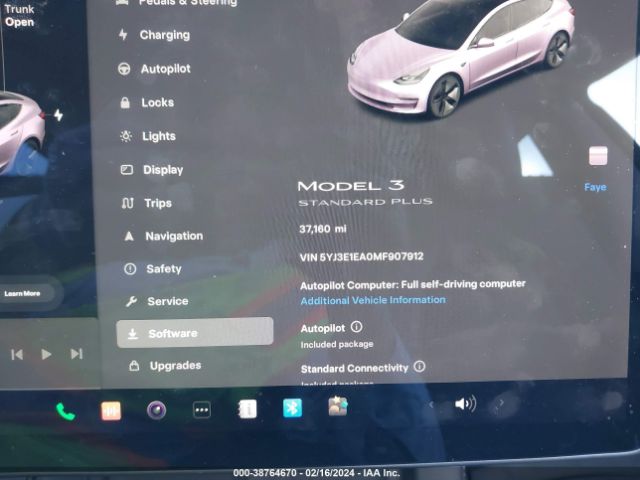 Photo 6 VIN: 5YJ3E1EA0MF907912 - TESLA MODEL 3 