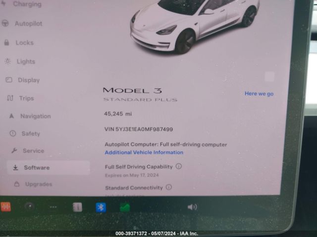 Photo 6 VIN: 5YJ3E1EA0MF987499 - TESLA MODEL 3 