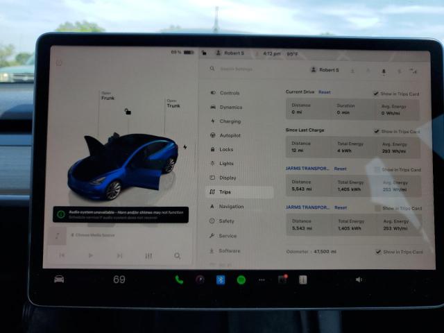 Photo 8 VIN: 5YJ3E1EA0NF287399 - TESLA MODEL 3 