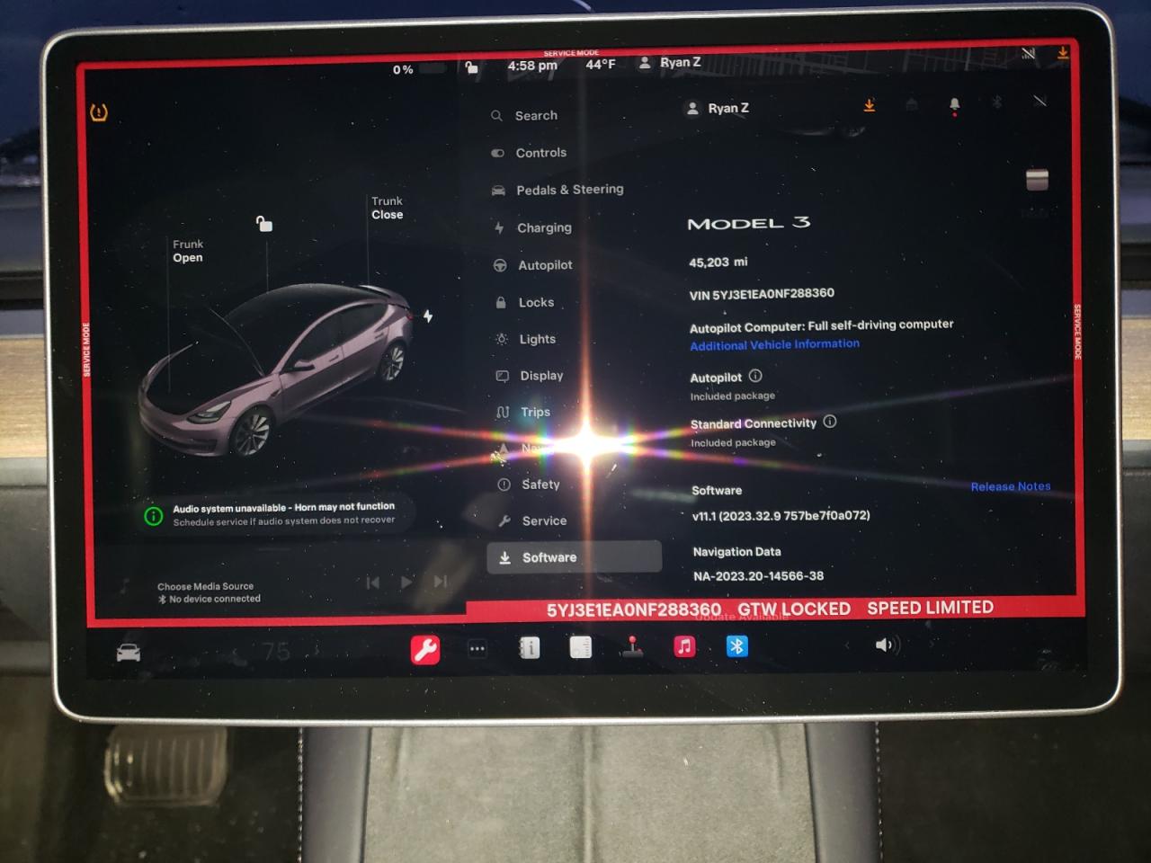 Photo 8 VIN: 5YJ3E1EA0NF288360 - TESLA MODEL 3 