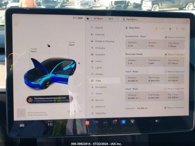 Photo 6 VIN: 5YJ3E1EA0NF338643 - TESLA MODEL 3 