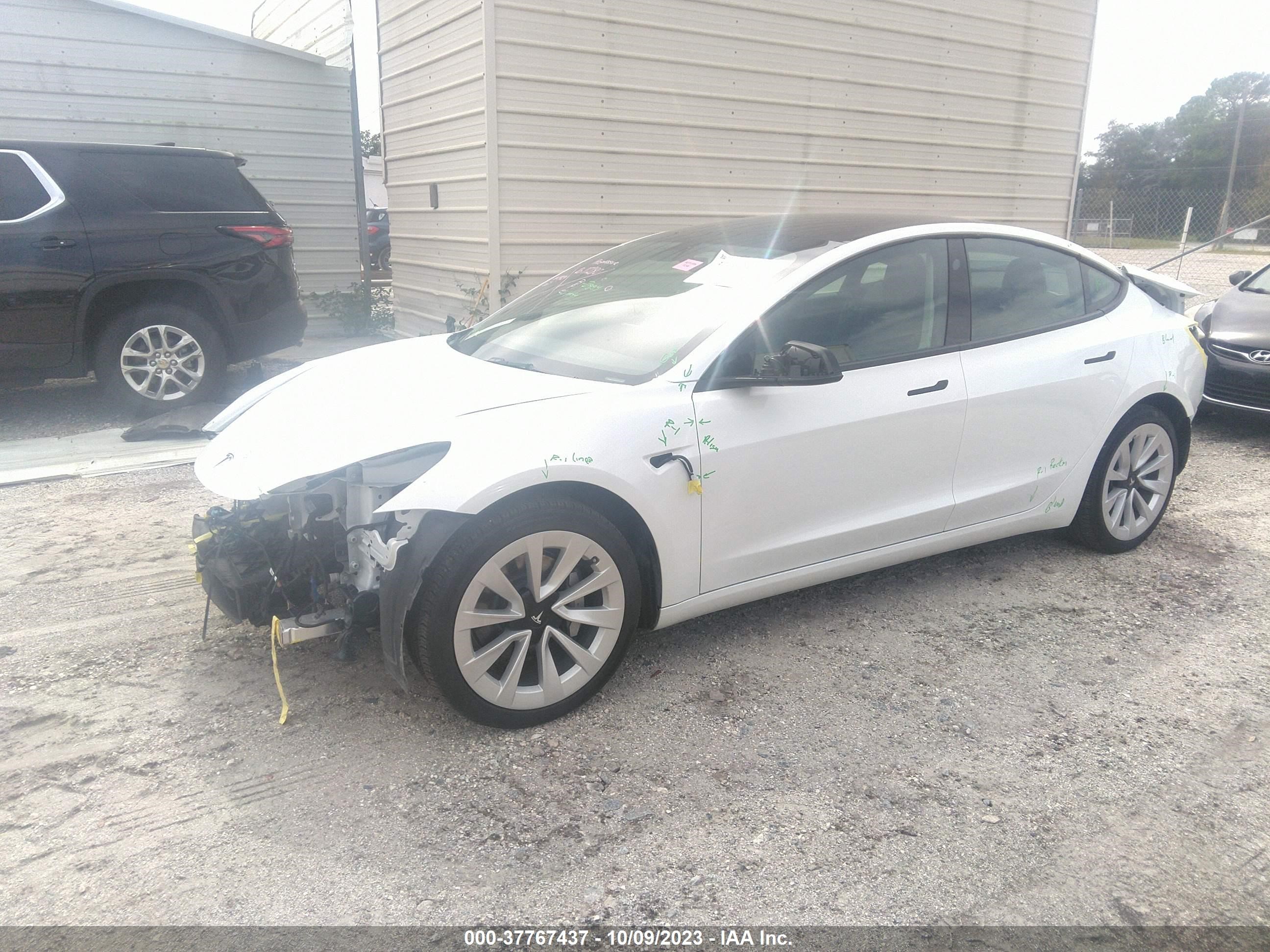 Photo 1 VIN: 5YJ3E1EA0NF349271 - TESLA MODEL 3 