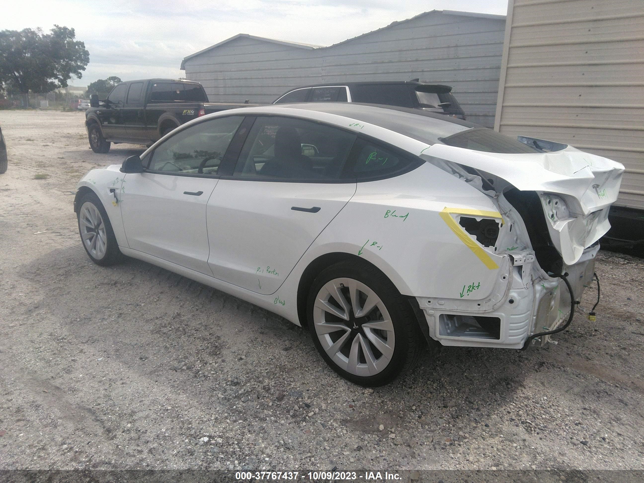 Photo 2 VIN: 5YJ3E1EA0NF349271 - TESLA MODEL 3 