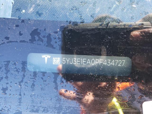 Photo 11 VIN: 5YJ3E1EA0PF434727 - TESLA MODEL 3 