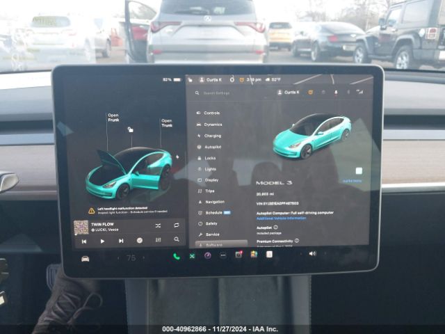 Photo 6 VIN: 5YJ3E1EA0PF467503 - TESLA MODEL 3 