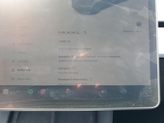 Photo 8 VIN: 5YJ3E1EA0PF613804 - TESLA MODEL 3 