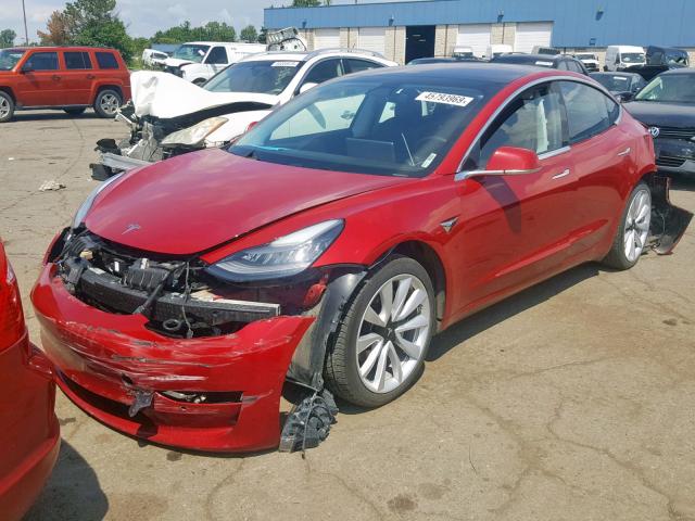 Photo 1 VIN: 5YJ3E1EA1HF001886 - TESLA MODEL 3 