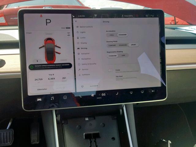 Photo 8 VIN: 5YJ3E1EA1HF001886 - TESLA MODEL 3 