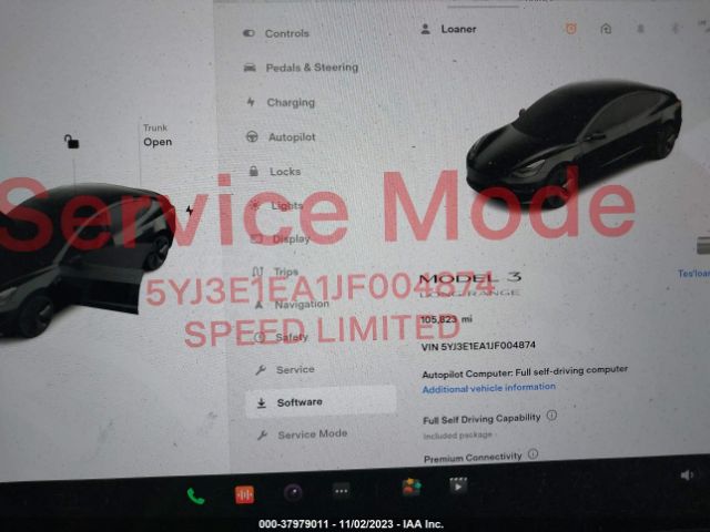 Photo 6 VIN: 5YJ3E1EA1JF004874 - TESLA MODEL 3 