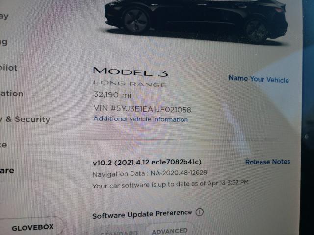 Photo 7 VIN: 5YJ3E1EA1JF021058 - TESLA MODEL 3 