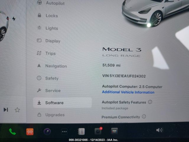 Photo 6 VIN: 5YJ3E1EA1JF024302 - TESLA MODEL 3 